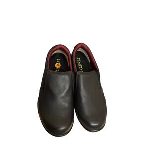 KURU Kivi leather slip-on comfort and orthopedic support shoes loafers sz 8.5